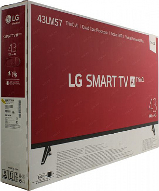 43" ЖК телевизор LG 43LM5772PLA (3840x2160, HDMI, LAN, WiFi, BT, USB, DVB-T2, SmartTV)
