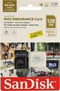 SanDisk Max Endurance <SDSQQVR-128G-GN6IA> microSDHC Memory Card 128Gb UHS-I U3 Class10 V30 + microSD--> SD Ad.