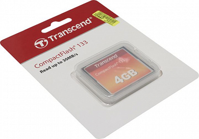 Transcend <TS4GCF133> CompactFlash Card 4Gb 133x