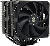 GameMax Rampage Ice Twin600 BK (4пин, 115x/1200/1700/AM4/AM5, 35.3дБ, 800-1600об/мин, Al+тепл.трубки)