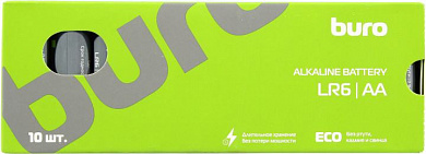 Buro <1776125> (LR6) Size AA, 1.5V, щелочной (alkaline) <уп. 10шт>
