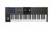 MIDI клавиатура [231622] Arturia [KeyLAB 49 MK3 Black] 49 клавиш, полувзвешенная механика, дисплей, 12 пэдов, 9 фейдеро