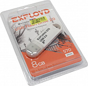 EXPLOYD <EX-8GB-570-White> USB2.0 Flash Drive 8Gb (RTL)
