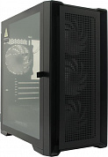 Minitower Powercase Alisio Micro X4B V2 <CAMCXB-A4> Black MicroATX, без БП