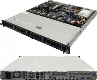 ASUS 1U RS300-E12-PS4/350W <90SF03A1-M00060> (LGA1700, C262, PCI-E, SVGA, 2xGbLAN,4xHotSwapSAS/SATA,4DDR5,350W)