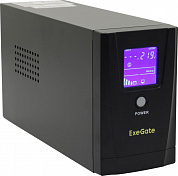 UPS 500VA ExeGate Power Smart <ULB-500> <EX294613RUS> Schuko, LCD