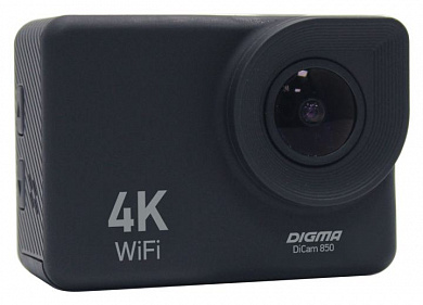 Digma DiCam <DC850 Black> (Ultra HD, 2" LCD, WiFi, microSD, USB2.0, Li-Ion)