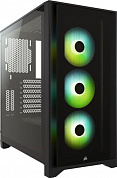 Miditower Corsair <CC-9011204-WW> Black iCUE 4000X RGB Black ATX без БП, с окном