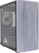 Minitower 1STPLAYER FIREBASE X3-M <X3-M-WH-4F1-W> White MicroATX без БП