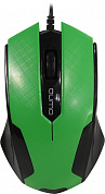 QUMO Optical Mouse <Office M14 Green> (RTL) USB  3btn+Roll