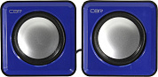 Колонки CBR <CMS 90 Blue> (2x1.5W, питание от USB)