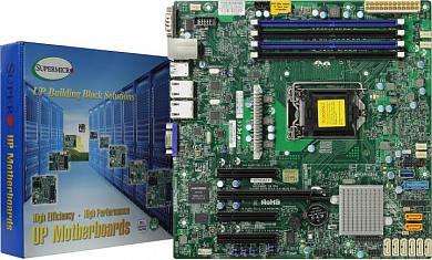 SuperMicro X11SSM-F (RTL) LGA1151 <C236> PCI-E SVGA 2xGbLAN SATA RAID MicroATX 4DDR4
