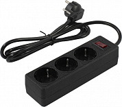 Сетевой фильтр 5bites <SP3B-518> Black <1.8м> ( 3 розетки )