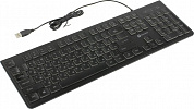 Клавиатура OKLICK 440ML Black <USB> 104КЛ, подсветка клавиш <1196537>