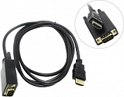 KS-is <KS-441> Кабель-адаптер HDMI (M) -> VGA (15M) 1.8м