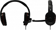 Наушники с микрофоном Defender Warhead G-160 (шнур 2.5м, с регулятором громкости) <64113>