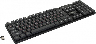 Клавиатура SVEN Wireless KB-C2300W Black <USB> 104КЛ, беспроводная