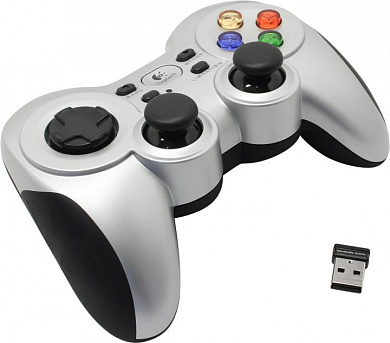 Слито в арт 108169!!!Геймпад Logitech Wireless Gamepad F710  (12кн., 8 поз.перекmini joysticks,USB) <940-000142>
