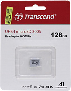 Transcend <TS128GUSD300S> microSDXC 128Gb UHS-I U3 A1 V30