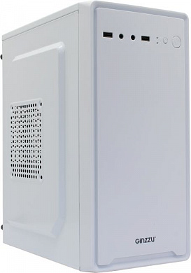 Miditower Ginzzu B185 White MicroATX  без БП