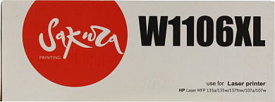 Картридж SAKURA W1106XL Black для HP Laser MFP 107a/107w/135w/137fnw