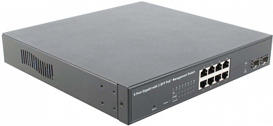 MultiCo <EW-P5082IW> Управляемый коммутатор (6UTP 1000Mbps PoE +2Combo 1000BASE-T/SFP)