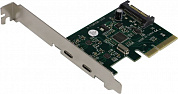 ExeGate EXE-313 (OEM) PCI-Ex4, USB3.0-С, 2 port-ext <EX283715RUS>
