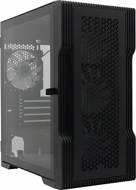 Minitower 1STPLAYER TRILOBITE T3 <T3-BK-4F1> Black MicroATX без  БП