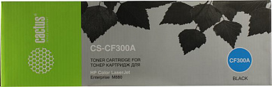 Картридж Cactus CS-CF300A Black для HP LJ M880
