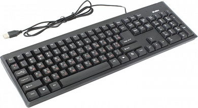 Клавиатура SVEN Standard 303 Power Black <USB&PS/2> 106КЛ