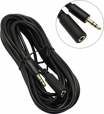 Exegate <EX205310RUS> Кабель удлинительный Jack3.5-F --> Jack3.5-M 5м