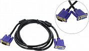 Exegate <EX138951RUS> Кабель удлинительный монитор - SVGA card (15M -15F) 1.8м 2 фильтра