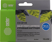 Картридж Cactus CS-CZ132 (№711) Yellow для HP DJ T120/T520