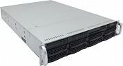 Server Case SuperMicro <CSE-825TQC-R802LPB> Black 8xHotSwap SAS/SATA, EE-ATX 800W HS 2U RM