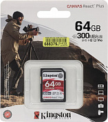 Kingston <SDR2/64GB> SDXC Memory Card 64Gb V90 UHS-II U3 Class10