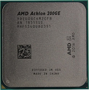 CPU AMD Athlon 200GE     (YD200GC)   3.2 GHz/2core/1+4Mb/SVGA RADEON Vega 3/35W/Socket AM4