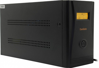 UPS 1500VA Exegate SpecialPro Smart <LLB-1500> <EP285500RUS> LCD, защита телефонной линии/RJ45, USB