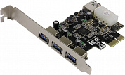 ExeGate EXE-367 (OEM) PCI-Ex1, USB3.0, 3 port-ext, 1 port-int <EX283720RUS>