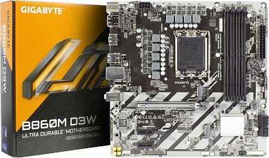 GIGABYTE B860M D3W (RTL) LGA1851 <B860> PCI-E HDMI+2xDP GbLAN SATA MicroATX 4DDR5