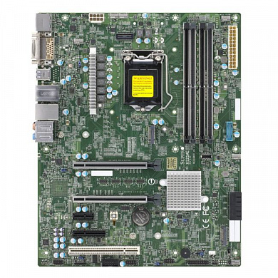 SuperMicro X12SAE (OEM) LGA1200 <W480> 2x PCI-E DVI+HDMI+DP 2.5GbLAN+GbLAN SATA RAID ATX 4DDR4