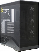 Miditower 1STPLAYER GM7 <GM7-BK-3FN7R-1FN7> Black ATX без БП, с окном