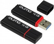 Qumo Speedster <QM16GUD3-SP-black> USB3.0 Flash Drive 16Gb (RTL)