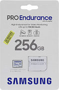 Samsung PRO Endurance <MB-MJ256KA/APC> microSDXC Memory Card 256Gb Class10 UHS-I U3 V30+ microSD--> SD Adapter