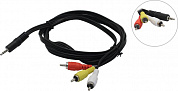 Telecom <TAV4545-2M> Кабель Jack3.5-M --> 3RCA-M 2м