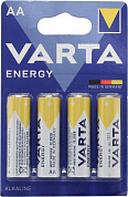 VARTA ENERGY 4106-4, Size"AA", 1.5V, щелочной (alkaline) <уп. 4 шт>