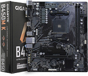 GIGABYTE B450M K (RTL) AM4 <B450> PCI-E HDMI GbLAN SATA RAID MicroATX 2DDR4