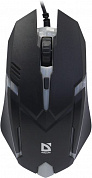 Defender Optical Mouse Cyber <MB-560L Black> (RTL) USB 3btn+Roll <52560>