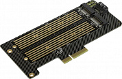 Espada <PCIe2M2> (RTL)  PCI-Ex4, 1xM.2 22xx B + 1xM.2 22xx M