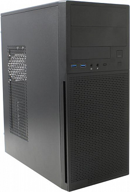 Minitower Powerman <DA815BK> ATX 500W  (24+2x4+2x6/8пин)