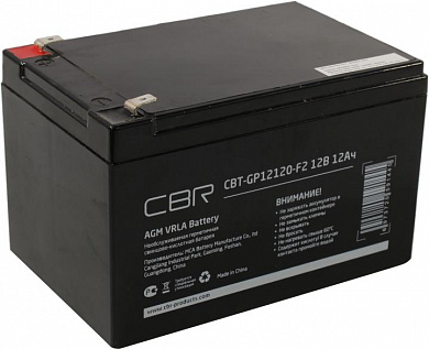 Аккумулятор CBR CBT-GP12120-F2 (12V, 12Ah) для UPS